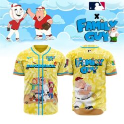 Mistmerch Arizona Diamondbacks X Family Guy Baseball Jersey Gift For Fans